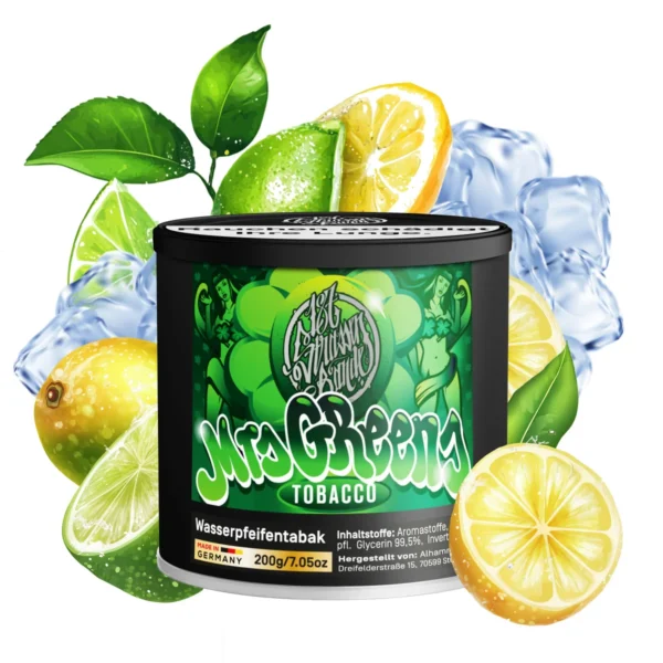 187 Shisha Tabak 200g - Mrs. Green