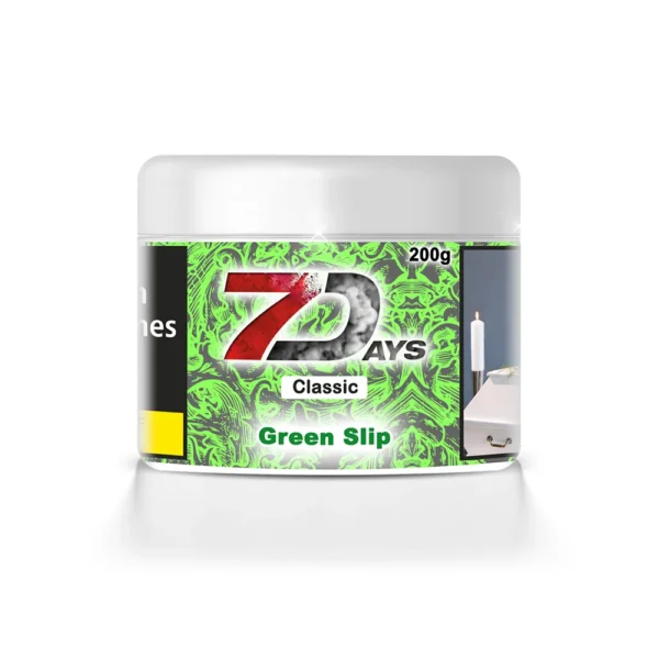 7 Days Classic Shisha Tabak 200g - Green Slip – Bild 2