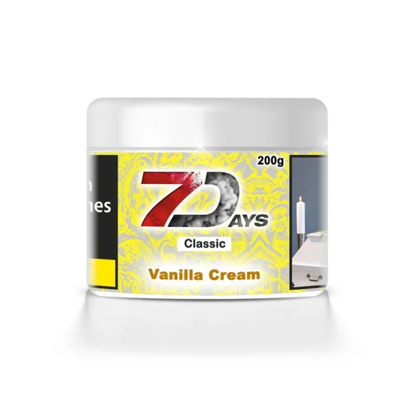 7 Days Classic Shisha Tabak 200g - Vanilla Cream – Bild 2