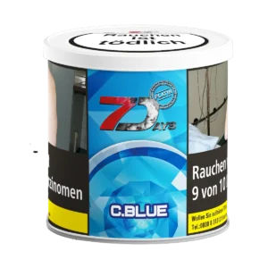 7 Days Platin Shisha Tabak 200g - C. Blue