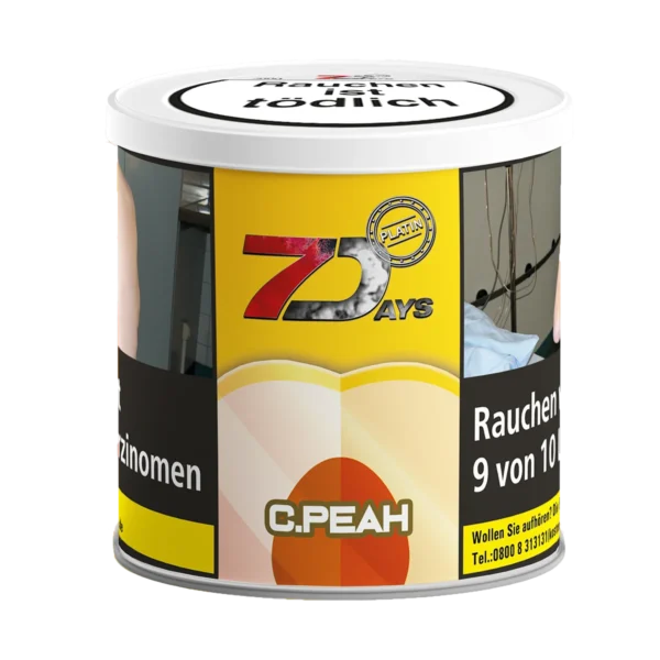 7 Days Platin Shisha Tabak 200g - C. Peah