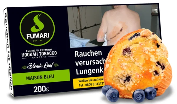 Fumari Shisha Tabak 200g - Maison Bleu