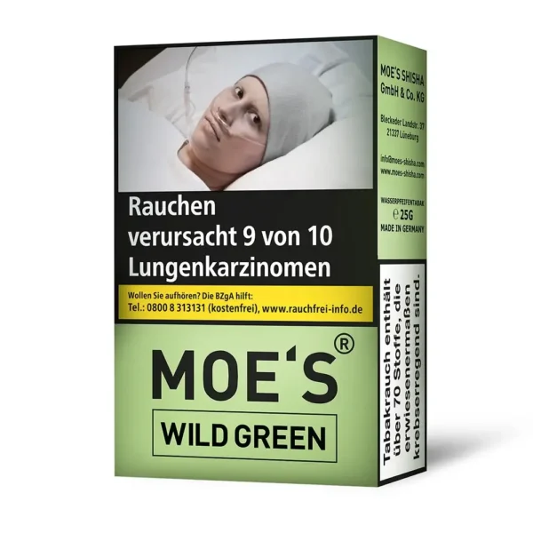 MOE´S Tobacco 25g - WILD GREEN