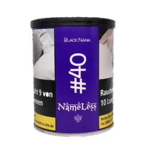NameLess Shisha Tabak 1Kg - #40 Black Nana